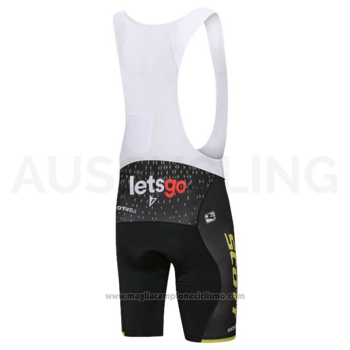 2018 Abbigliamento Ciclismo Scott Nero Manica Corta e Salopette